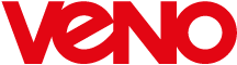 Logo Veno Schwarz Rot
